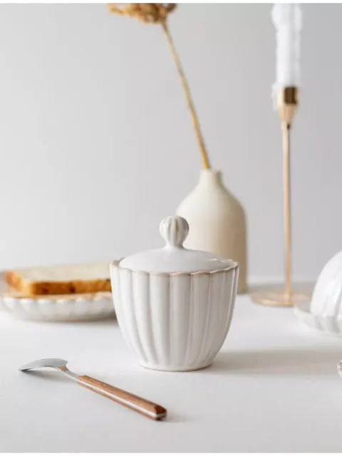 Сахарница с крышкой керамическая